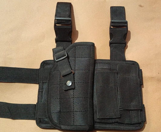 Thigh Holster For 30 bore and 9mm Universal- Black